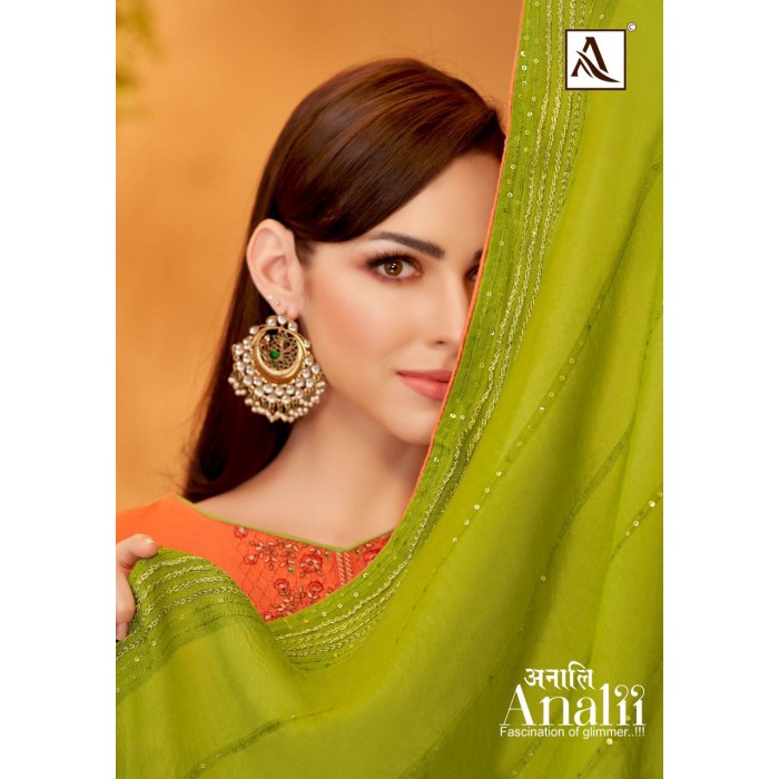 Alok Analii Pure Jam Embroidery Salwar Suits