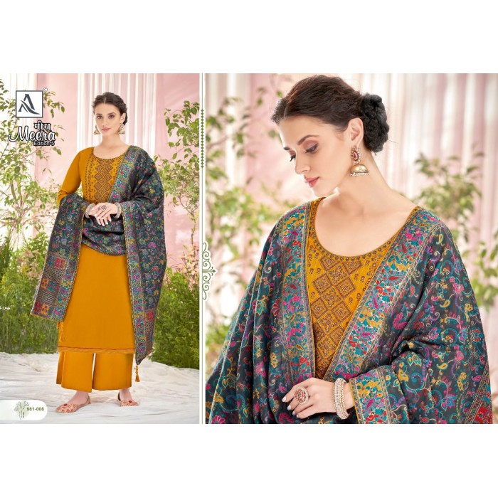 Alok Meera Pure Jam Cotton Dyed Salwar Suits