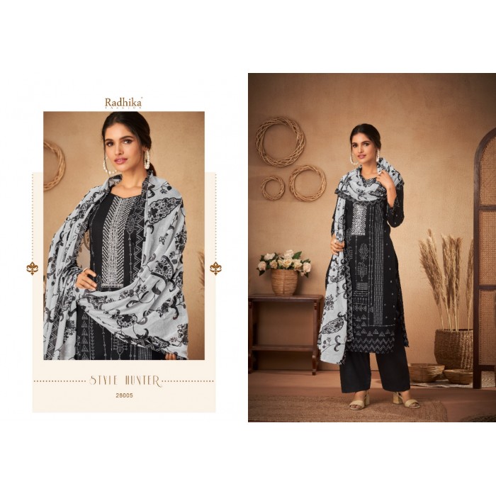 Azara Bandhani Pure Cambric Cotton Dress Materials