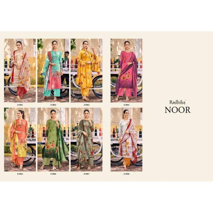 Azara Noor Cotton Dress Materials