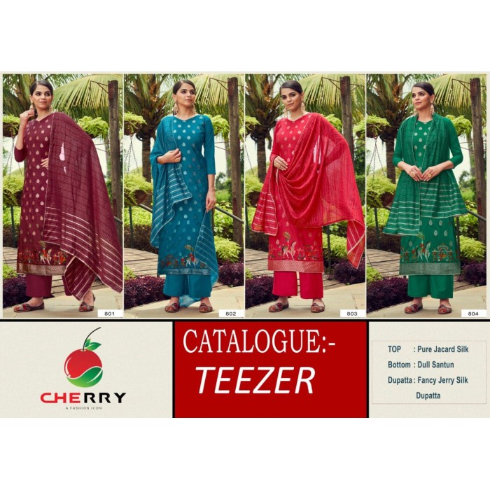 Cherry Teezer Pure Jacquard Dress Materials