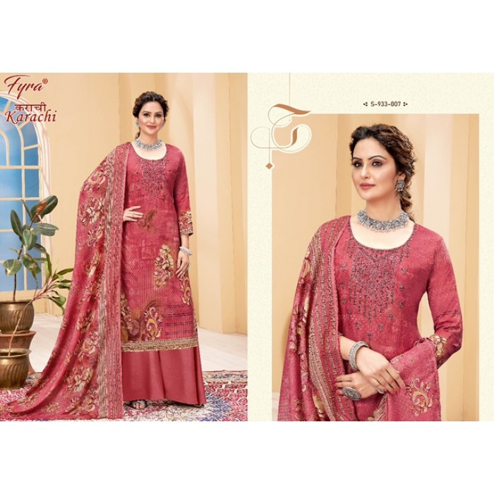 Fyra Karachi Pure Soft Cotton Salwar Suits