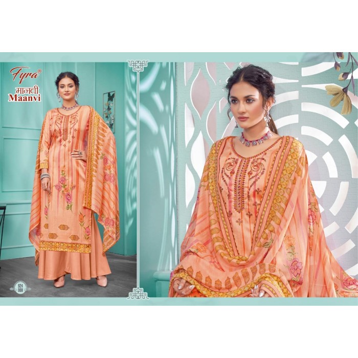 Fyra Maanvi Pure Designer Digital Print Dress Materials