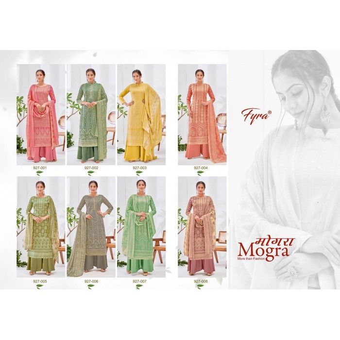 Fyra Mogra Pure Cotton Print Dress Materials