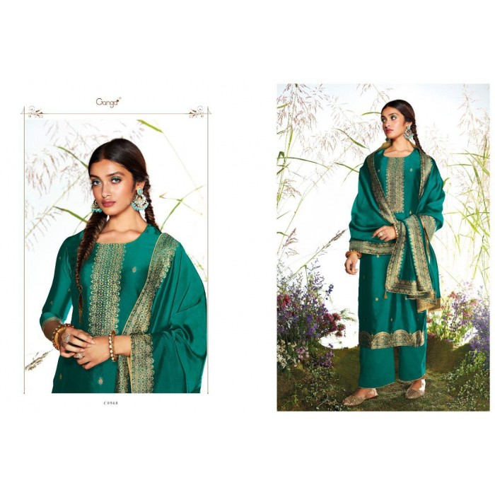 Ganga Samyati Premium Viscose Woven Dress Materials