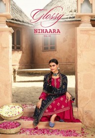 Glossy Nihanana Viscose Dola Jacquard Salwar Suits