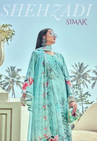 Glossy Shehzadi Pure Lawn Cotton Salwar Suits