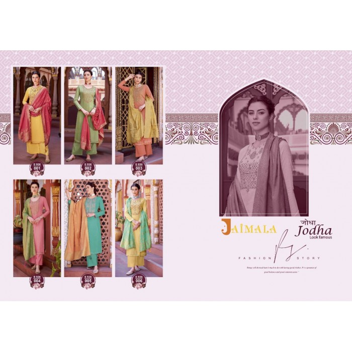 Jaimala Jodha Maslin Jacquard Salwar Suits