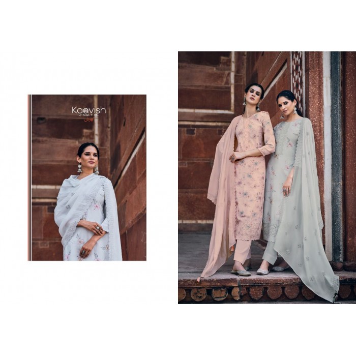 Kaavish Libas Pure Muslin Silk Salwar Suits