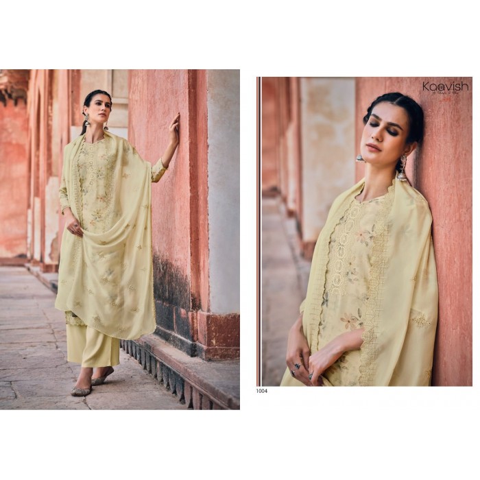 Kaavish Libas Pure Muslin Silk Salwar Suits