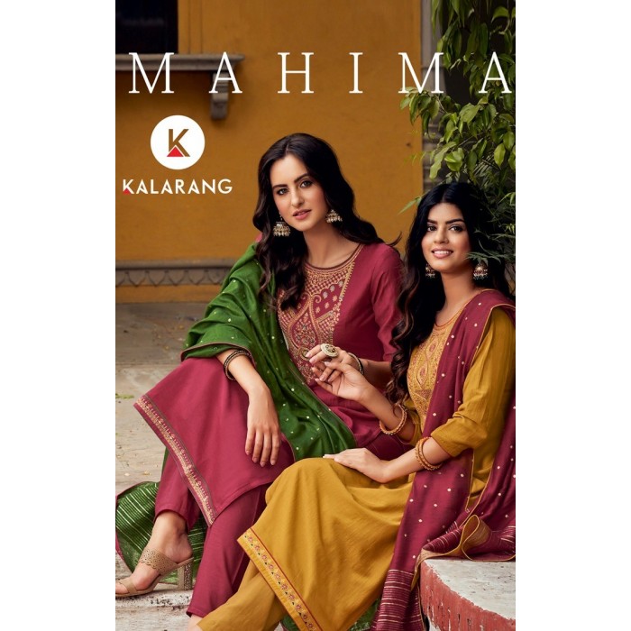 Kalarang Mahima Parampara Silk Dress Materials