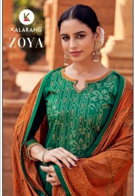 Kalarang Zoya Jam Silk Cotton Dress Materials