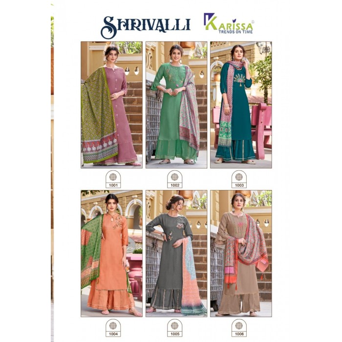 Karissa Shrivalli Premium Dola Silk Kurtis
