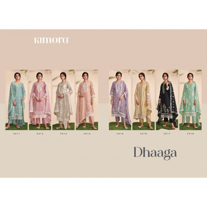 Kimora Dhaaga Slub Silk Salwar Suits