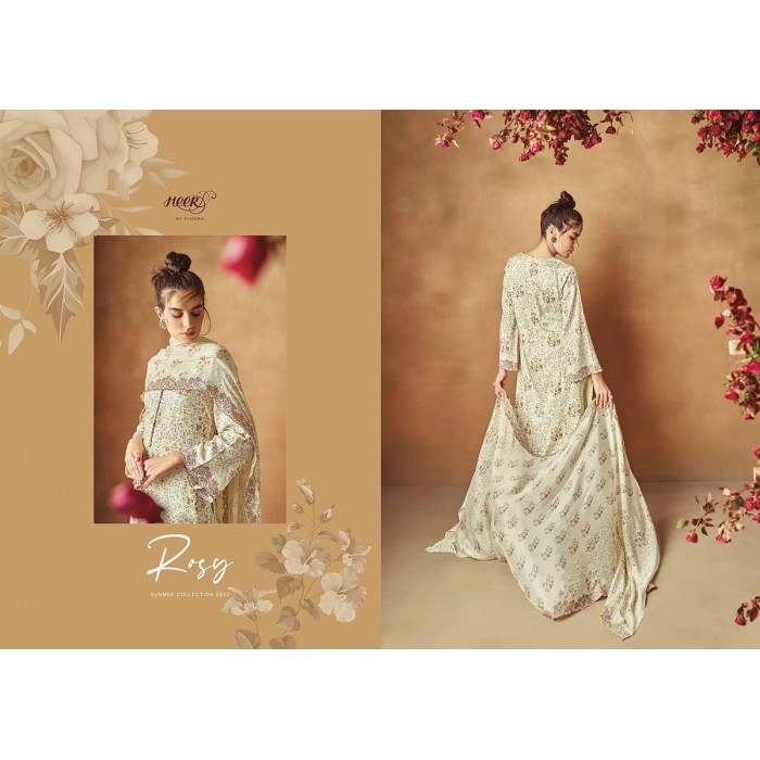 Kimora Rozy Pure Cotton Satin Salwar Suits