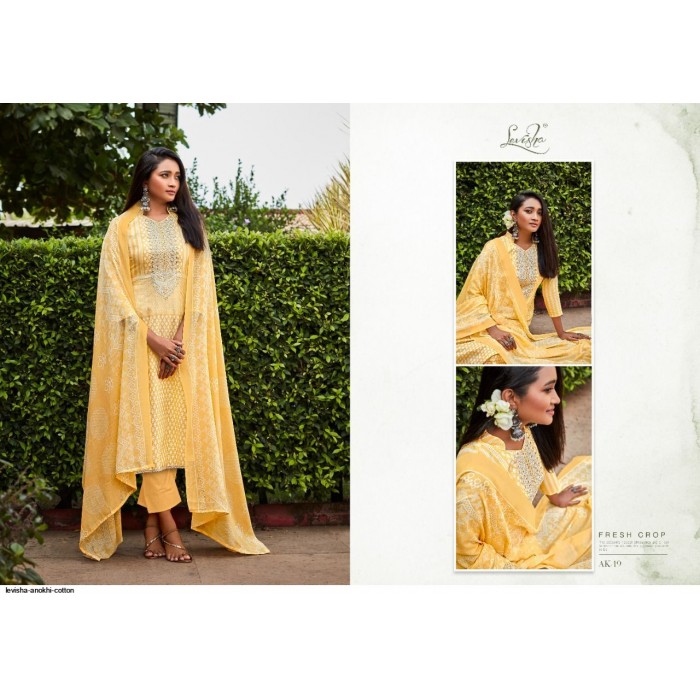 Levisha Anokhi Cotton Printed Salwar Suits