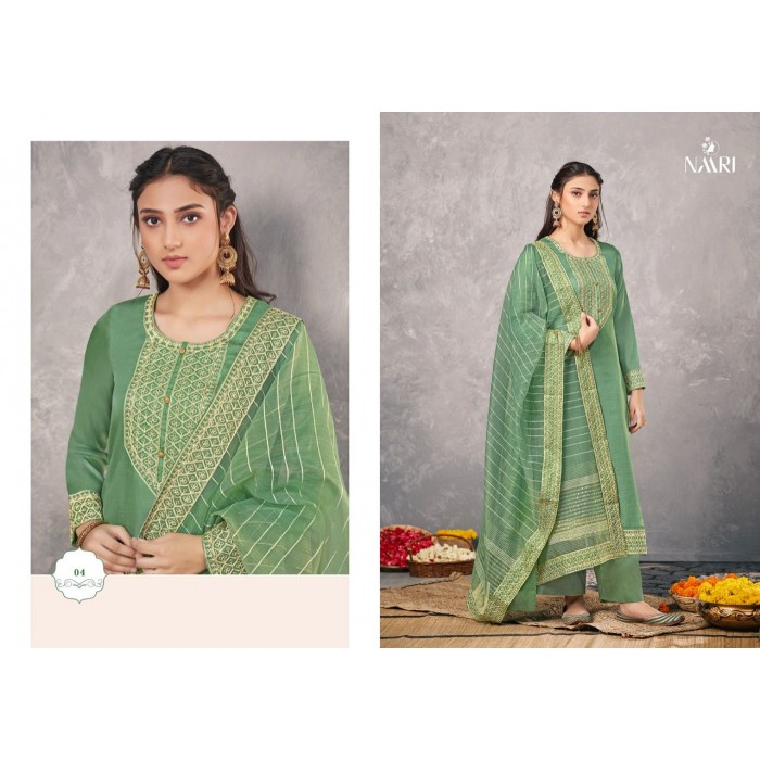 Naari Disha Pure Tussar Silk Dress Materials
