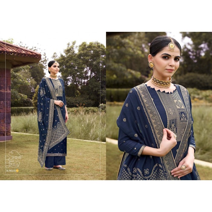 Naari Mehar Pure Jacquard Salwar Suits