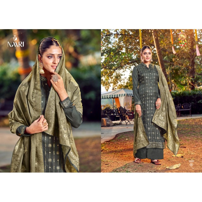 Naari Swara Tusser Silk Pakistani Salwar Suits