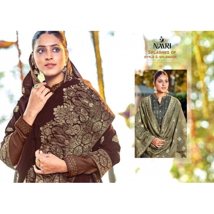 Naari Swara Tusser Silk Pakistani Salwar Suits