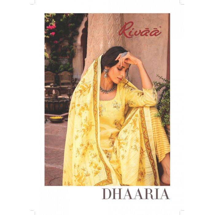 Rivaa Dhaaria Pure Cotton Print Dress Materials