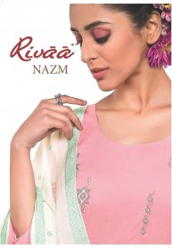 Rivaa Nazm Pure Cotton Dress Materials