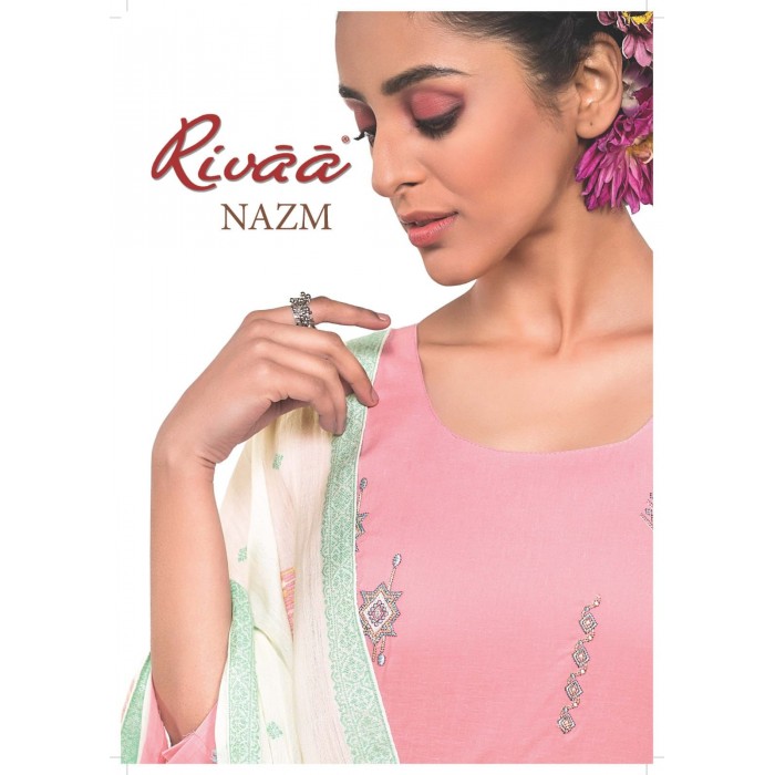 Rivaa Nazm Pure Cotton Dress Materials