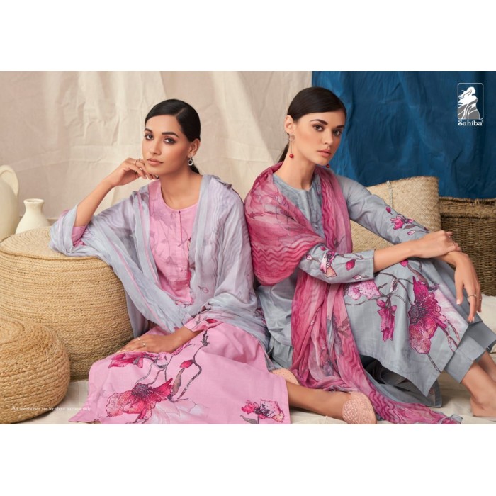 Sahiba Anokhi Pure Italian Cotton Dress Materials