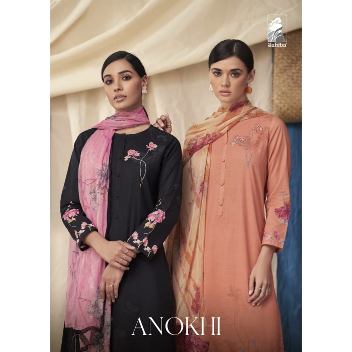 Sahiba Anokhi Pure Italian Cotton Dress Materials