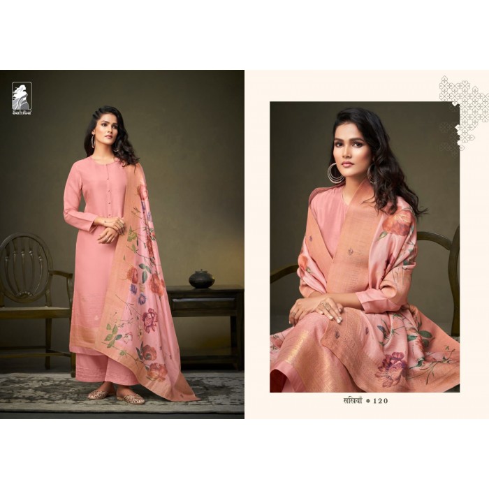 Sahiba Sakhiyan Jacquard Dress Materials