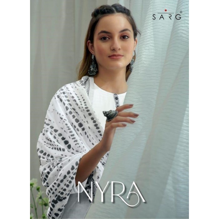 Sarg Nyra Pure Italian Cotton Dress Materials