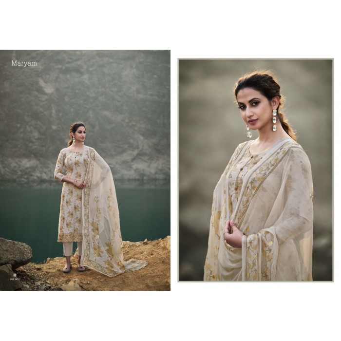Sargam Maryam Pure Pakistani Lawn Dress Materials