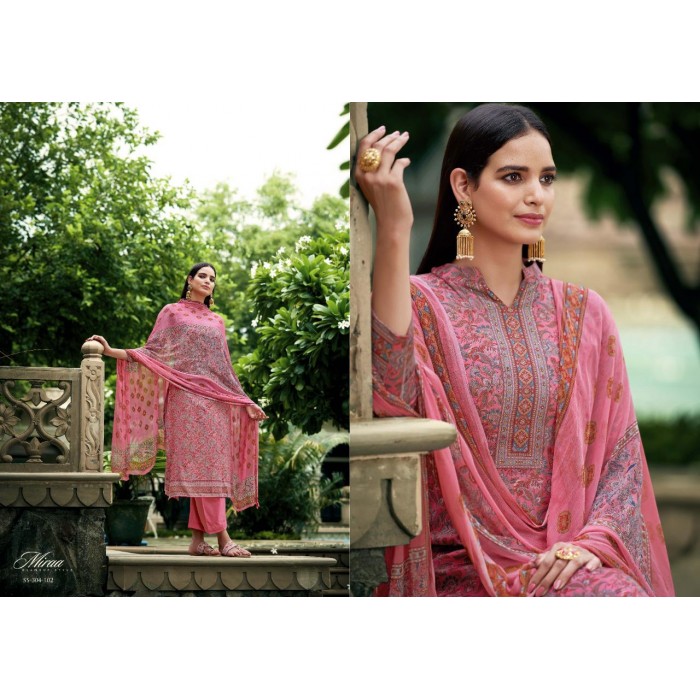 Sargam Miraa Pure Jam Dress Materials