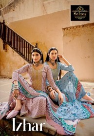 Seltos Izhar Pure Rayon Cotton Dress Materials