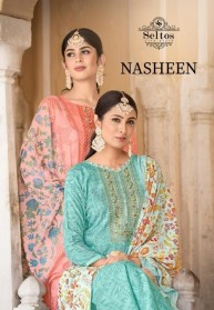 Seltos Nasheen Pure Rayon Dress Materials