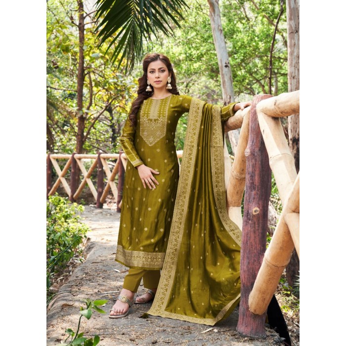 Shurooq Alexa Pure Banglory Silk Dress Materials