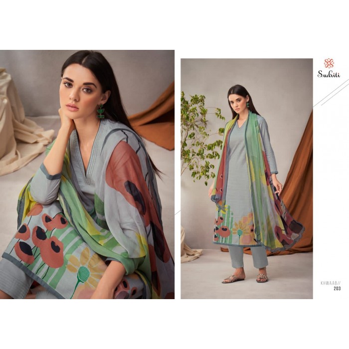 Sudriti Khwaab Pure Cotton Print Dress Materials