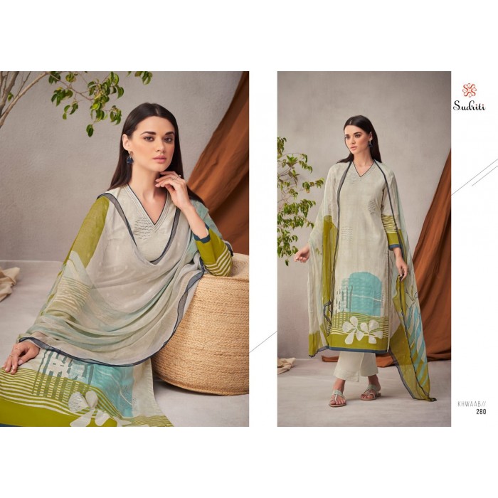 Sudriti Khwaab Pure Cotton Print Dress Materials