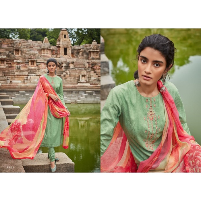 Varsha Prisha Pure Cotton Printed Dress Materials