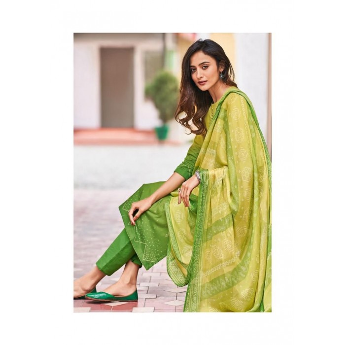 Varsha Ritisha Cotton Satin Digital Print Dress Materials