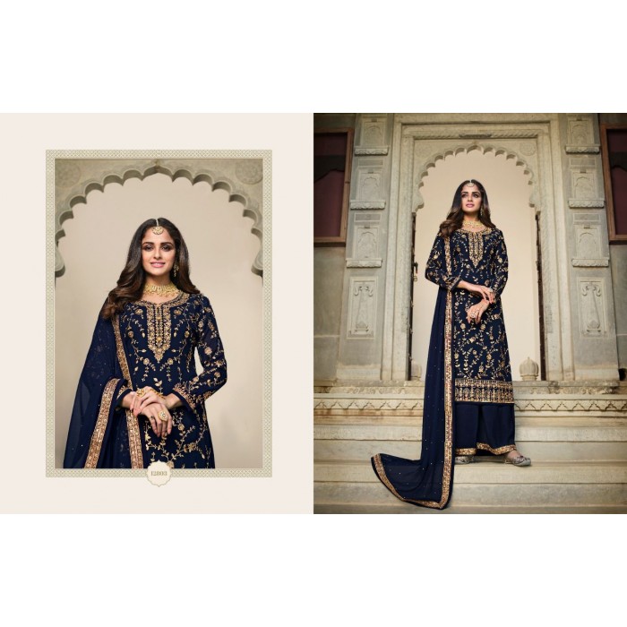 Zisa Gulnaz Georgette Blooming Salwar Suits
